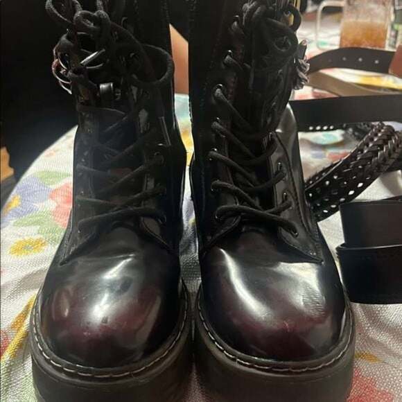 UNIONBAY Shoes - Union Bay Karlie Lace Up Combat Boots